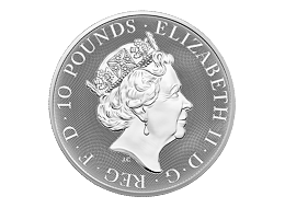 Stříbrná mince 10 Oz Lion of England 2022 (Tudor Beasts)