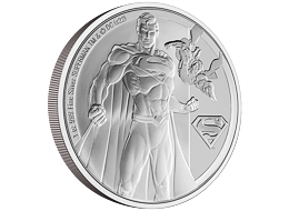 Stříbrná mince Superman™ 1 Oz 2022 (Classic Superheroes) - (1.) PROOF