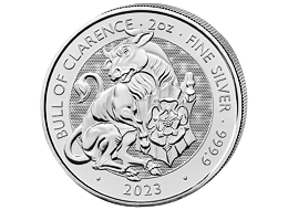 Stříbrná mince 2 Oz Bull of Clarence 2023 (Tudor Beasts)