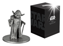 Stříbrná miniatura Yoda™ (Star Wars™) 2023 Antique