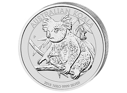 Stříbrná mince 1 kg Australian Koala 2018