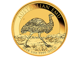 Zlatá mince 100 AUD Australian Emu 1oz 2018