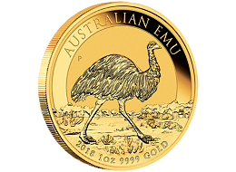 Zlatá mince 100 AUD Australian Emu 1oz 2018