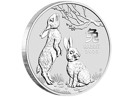 Lunární série III. - stříbrná mince Year of the Rabbit (Rok králíka) 2 Oz 2023