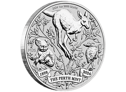 Stříbrná mince 125th Anniversary Perth Mint 1 Oz 2024