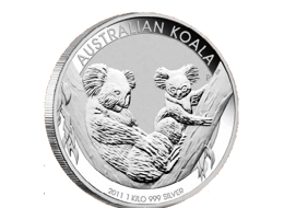 Stříbrná mince 1 kg Australian Koala 2011