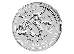 Lunární série II. - stříbrná mince 1 AUD Year of the Snake (Rok hada) 1 Oz 2013