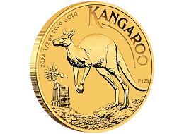 Zlatá mince 50 AUD Australian Kangaroo (Klokan rudý) 1/2 Oz 2024