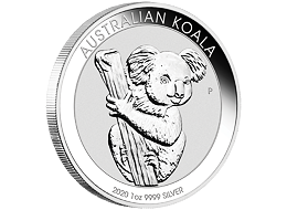 Stříbrná mince 1 Oz Australian Koala 2020