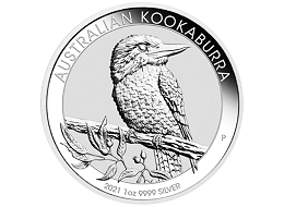 Stříbrná mince 1 Oz Australian Kookaburra (Ledňáček) 2021