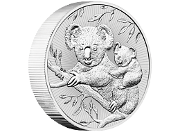 Stříbrná mince 10 Oz Australian Koala 2018 Piedfort Next Generation - (1.)