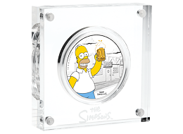 Kompletní kolekce postav 5 x 1 Oz The Simpsons™ 1 Oz 2019 PROOF