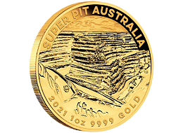 Zlatá mince 100 AUD Super Pit Australia 1oz 2021