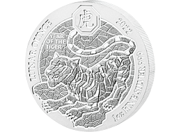 Stříbrná mince Rwanda Lunar Year of the Tiger (Rok tygra) 1 Oz 2022