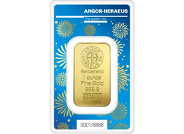 Investiční zlato - zlatý slitek 1 Oz Argor Heraeus SA Year of the Rabbit (Rok králíka) 2023 Limited Edition