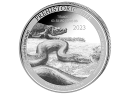 Stříbrná mince Titanoboa 1 Oz 2023 - (10.)