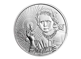 Stříbrná mince Marie Curie 1 Oz 2023 (Icons of Inspiration) - (6.)