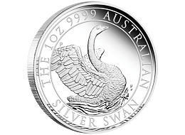 Stříbrná mince 1 Oz Australian Swan (Labuť černá) 2020 PROOF