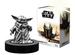 Stříbrná miniatura The Child™ (Star Wars™ Mandalorian™) 2021 Antique