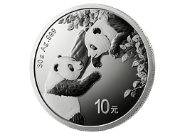 Stříbrná mince 10 Yuan China Panda 30g 2023