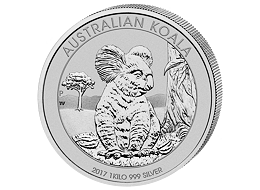 Stříbrná mince 1 kg Australian Koala 2017