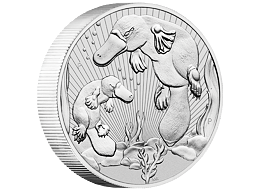 Stříbrná mince 2 Oz Platypus (Ptakopysk) 2021 Piedfort Next Generation - (4.)