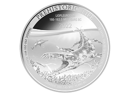 Stříbrná mince Liopleurodon 1 Oz 2022 - (8.)