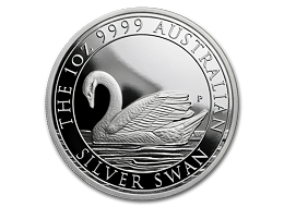 Stříbrná mince 1 Oz Australian Swan (Labuť černá) 2017 PROOF