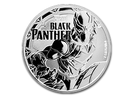 Stříbrná mince 1 Oz Black Panther™ (Marvel©) 2018 - (3.)