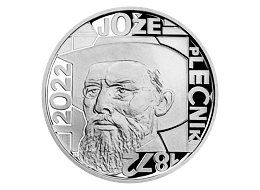 Stříbrná mince 200 Kč Jože Plečnik (150.výročí narození) 2022 PROOF