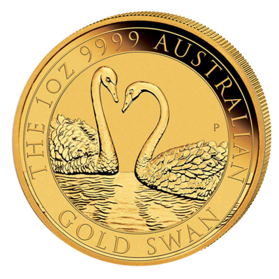 Zlatá mince 1 Oz Australian Swan (Labuť černá) 2022