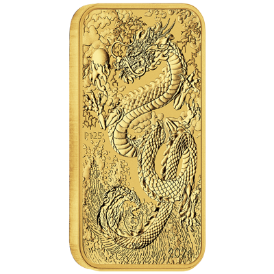 Stříbrná mince 1 Oz Dragon 2024 Rectangular (Obdélník)