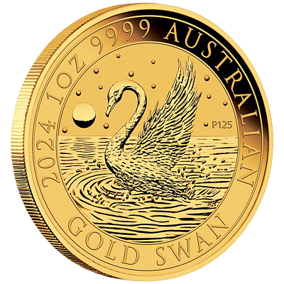 Zlatá mince 1 Oz Australian Swan (Labuť černá) 2024