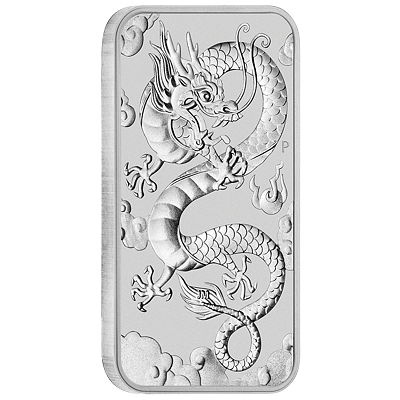 Stříbrná mince 1 Oz Dragon 2019 Rectangular (Obdélník)