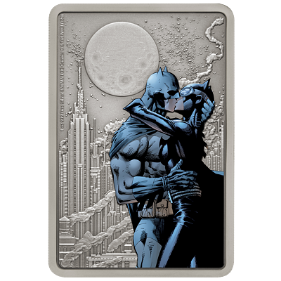 Stříbrná mince Batman™ - The Kiss 1 Oz 2020 Antique - (4.)