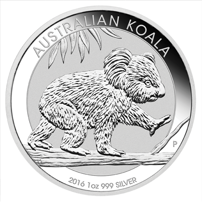 Stříbrná mince 1 Oz Australian Koala 2016