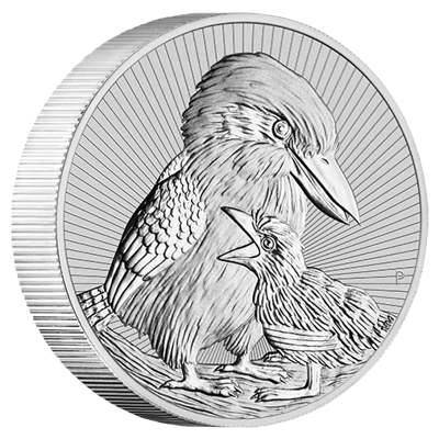 Stříbrná mince 10 Oz Kookaburra 2020 Piedfort Next Generation - (3.)